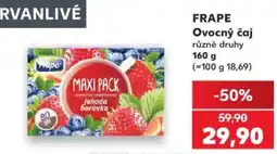 Kaufland FRAPE Ovocný čaj nabídka