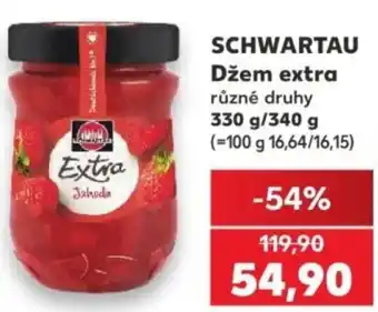 Kaufland SCHWARTAU Džem extra nabídka
