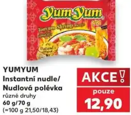 Kaufland YUMYUM Instantní nudle/ Nudlová polévka nabídka