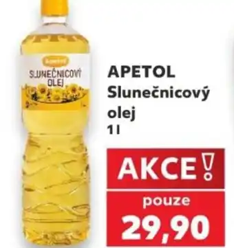Kaufland APETOL Slunečnicový olej nabídka