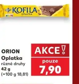 Kaufland ORION Oplatka nabídka