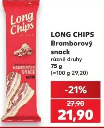 Kaufland LONG CHIPS Bramborový snack nabídka