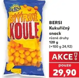Kaufland BERSI Kukuřičný snack nabídka