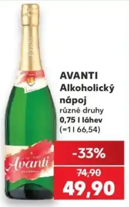 Kaufland AVANTI Alkoholický парој nabídka