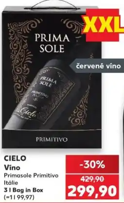 Kaufland CIELO Víno nabídka