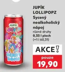 Kaufland JUPÍK LOLLIPOPZ Sycený nealkoholický nápoj nabídka