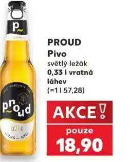 Kaufland PROUD Pivo nabídka