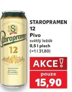 Kaufland STAROPRAMEN 12 Pivo nabídka