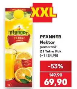 Kaufland PFANNER Nektar nabídka