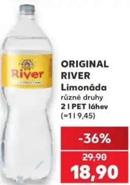 Kaufland ORIGINAL RIVER Limonáda nabídka