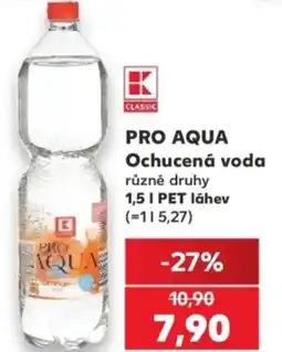 Kaufland PRO AQUA Ochucená voda nabídka