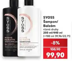 Kaufland SYOSS Šampon/ Balzám nabídka