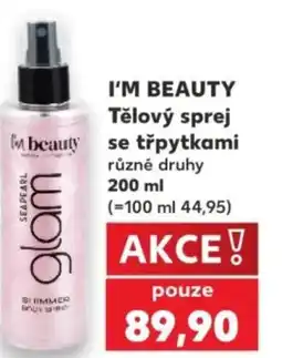 Kaufland I'M BEAUTY Tělový sprej beauty se třpytkami nabídka
