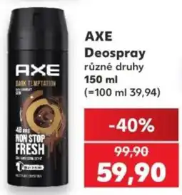 Kaufland AXE Deospray nabídka