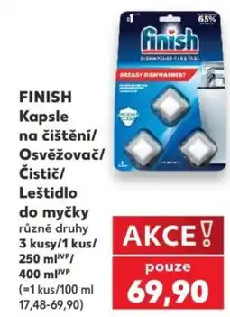 Kaufland FINISH Kapsle na čištění/ Osvěžovač/ Čistič/ Leštidlo do myčky nabídka