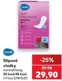 Kaufland Bevola Slipové vložky nabídka