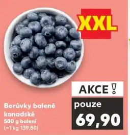 Kaufland Borůvky balené kanadské nabídka