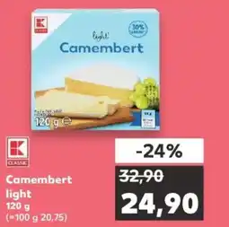 Kaufland Camembert light nabídka
