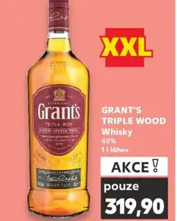 Kaufland GRANT'S TRIPLE WOOD Whisky 40% nabídka