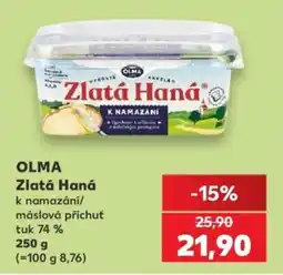 Kaufland OLMA Zlatá Haná nabídka