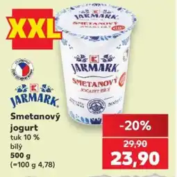 Kaufland Smetanový jogurt nabídka