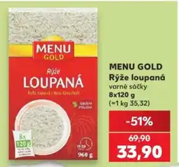 Kaufland MENU GOLD Rýže loupaná nabídka