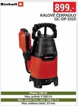 Baumax Kalové čerpadlo GC-DP 3325 nabídka