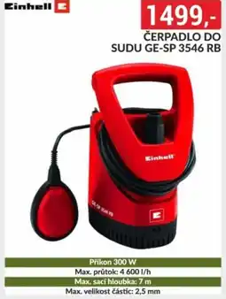 Baumax Čerpadlo do sudu GE-SP 3546 RB nabídka