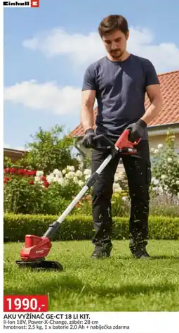 Baumax Aku vyžínač GE-CT 18 LI KIT. nabídka