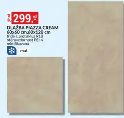 Baumax Dlažba piazza cream nabídka