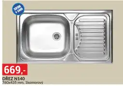 Baumax Dřez N140 nabídka