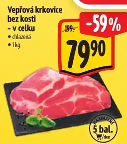 Albert Vepřová krkovice bez kosti - v celku nabídka