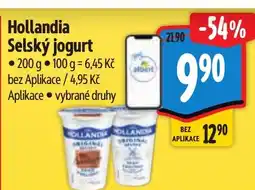 Albert Hollandia Selský jogurt nabídka