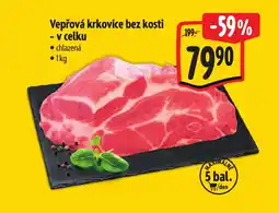 Albert Vepřová krkovice bez kosti - v celku nabídka