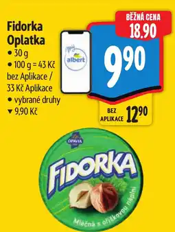 Albert Fidorka Oplatka nabídka