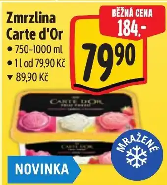 Zmrzlina Carte d'Or