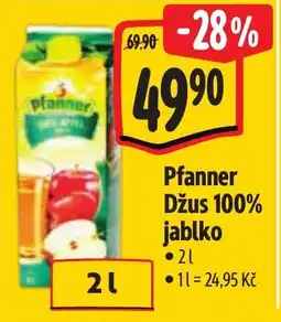 Albert Pfanner Džus 100% jablko nabídka