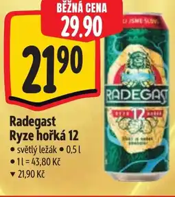 Albert Radegast Ryze hořká 12 nabídka