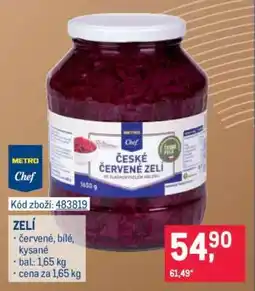 Makro ČESKÉ ČERVENÉ ZELÍ nabídka