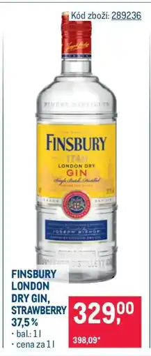 Makro FINSBURY LONDON DRY GIN, STRAWBERRY nabídka