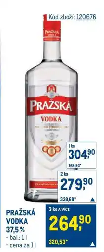 Makro Pražská Vodka nabídka