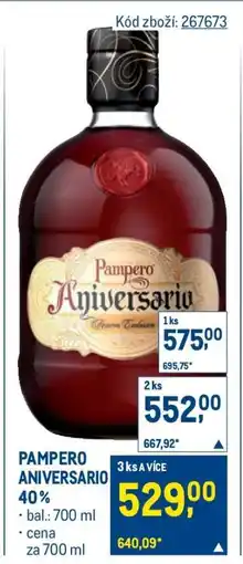 Makro Pampero Aniversario nabídka