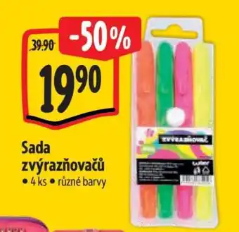 Sada zvýrazňovačů