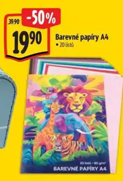 Albert Barevné papíry A4 nabídka