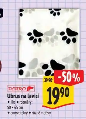 UBRUS NA LAVICI