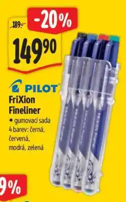 Albert PILOT FriXion Fineliner nabídka