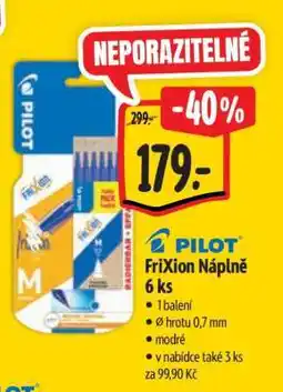 Albert Pilot FriXion Náplně 6 ks nabídka