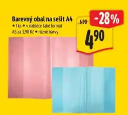 Albert Barevný obal na sešit A4 nabídka