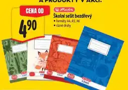 Albert Školní sešit bezdřevý nabídka