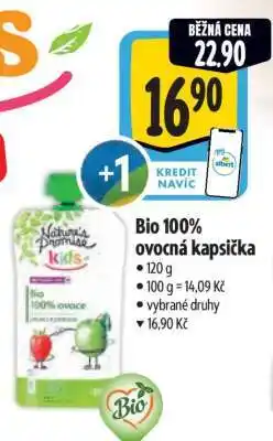Albert Bio 100% ovocná kapsička nabídka
